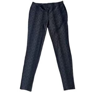 JOIE LEGGINGS STRECH PANTS KEENA SNAKESKIN MID RISE SZ L GOTH CORE AESTHETIC